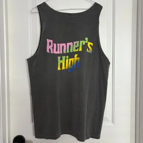 Urban Outfitters Ripple Run Club Gray Tank Top Men’s Size Large NWT - Picture 3 of 7